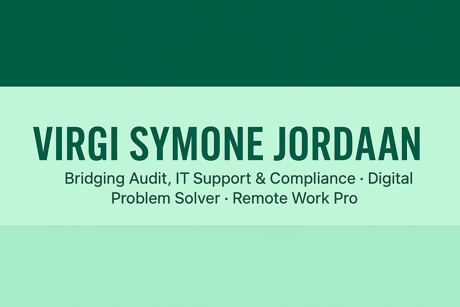 Virgi Symone Jordaan Banner
